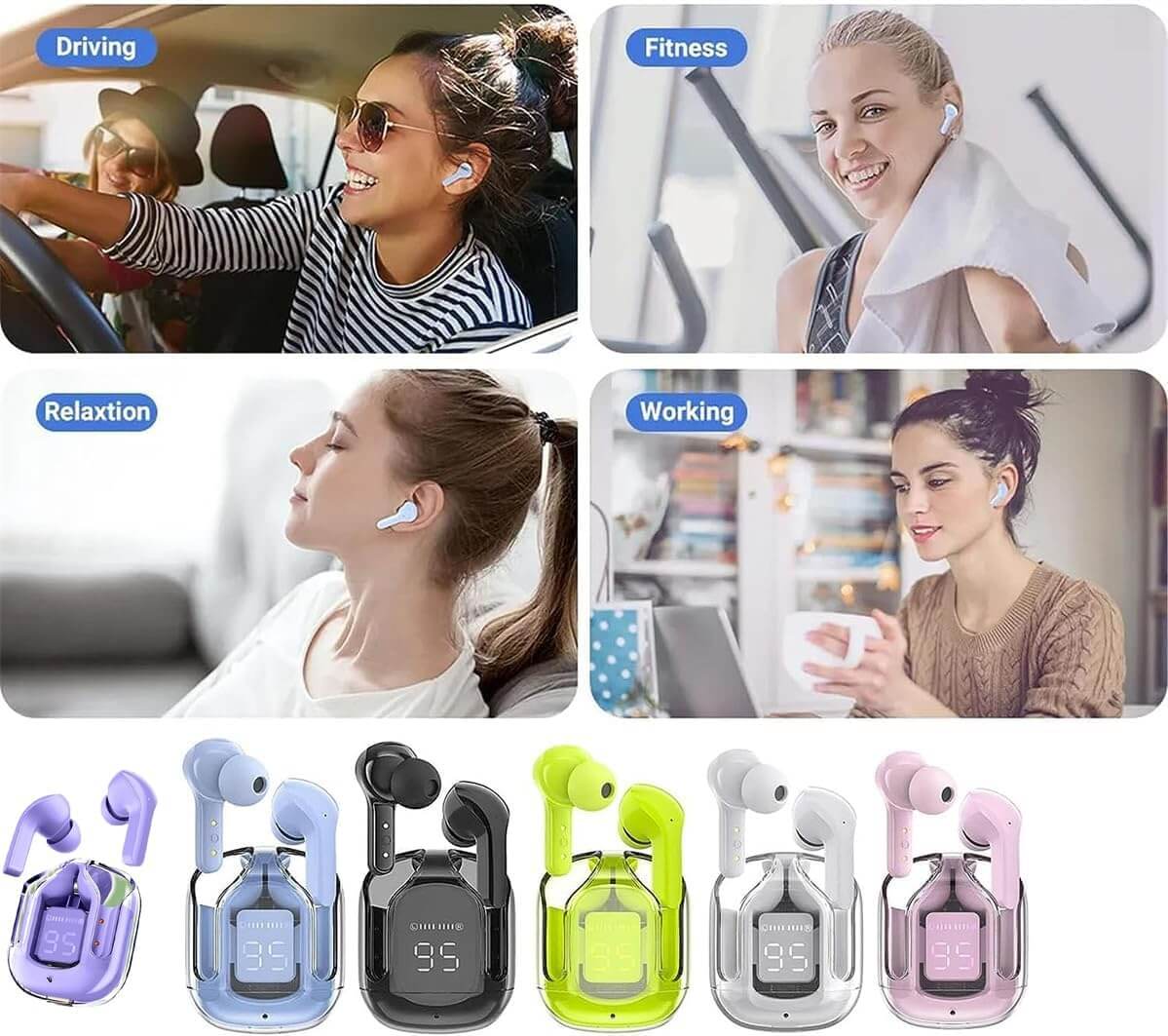 Crystal Bluetooth Earbuds