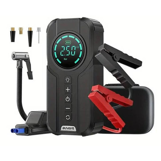 Car Jump Starter & Powerbank with Tyre Inflator