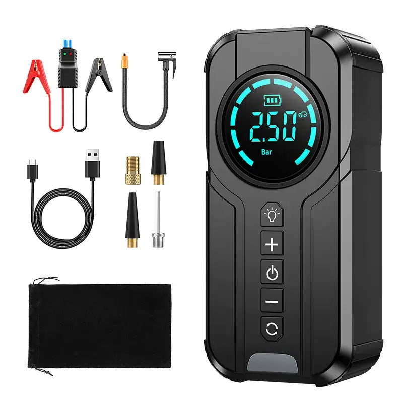 Car Jump Starter & Powerbank with Tyre Inflator