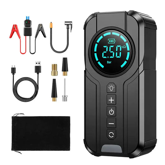 Car Jump Starter & Powerbank with Tyre Inflator