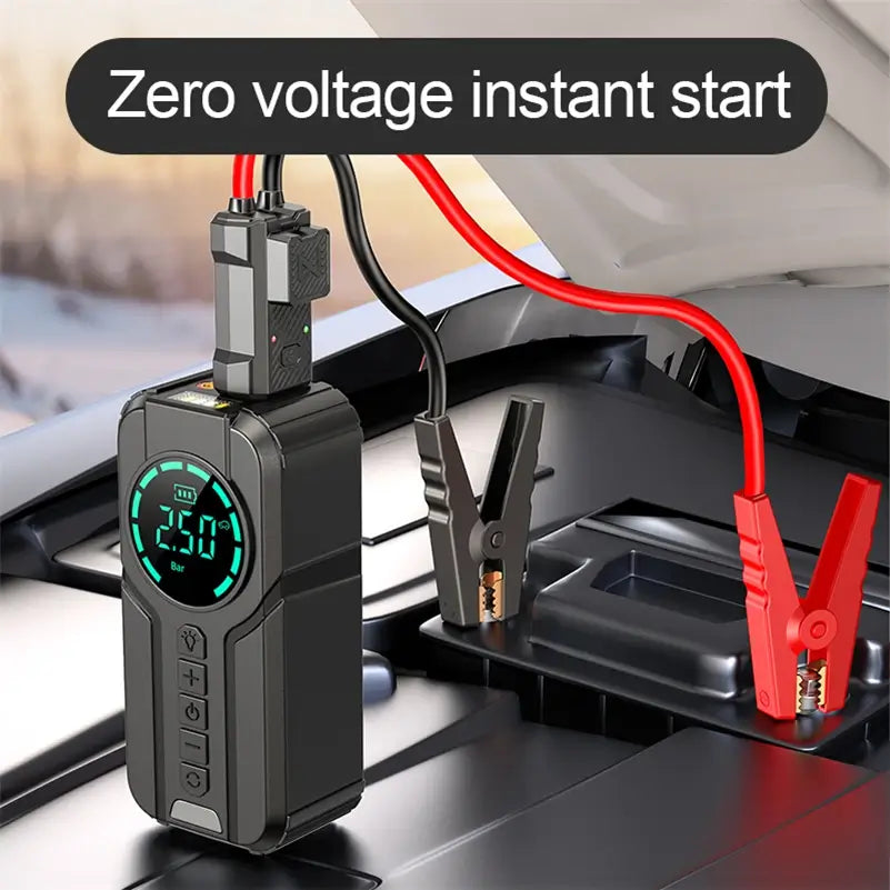 Car Jump Starter & Powerbank with Tyre Inflator