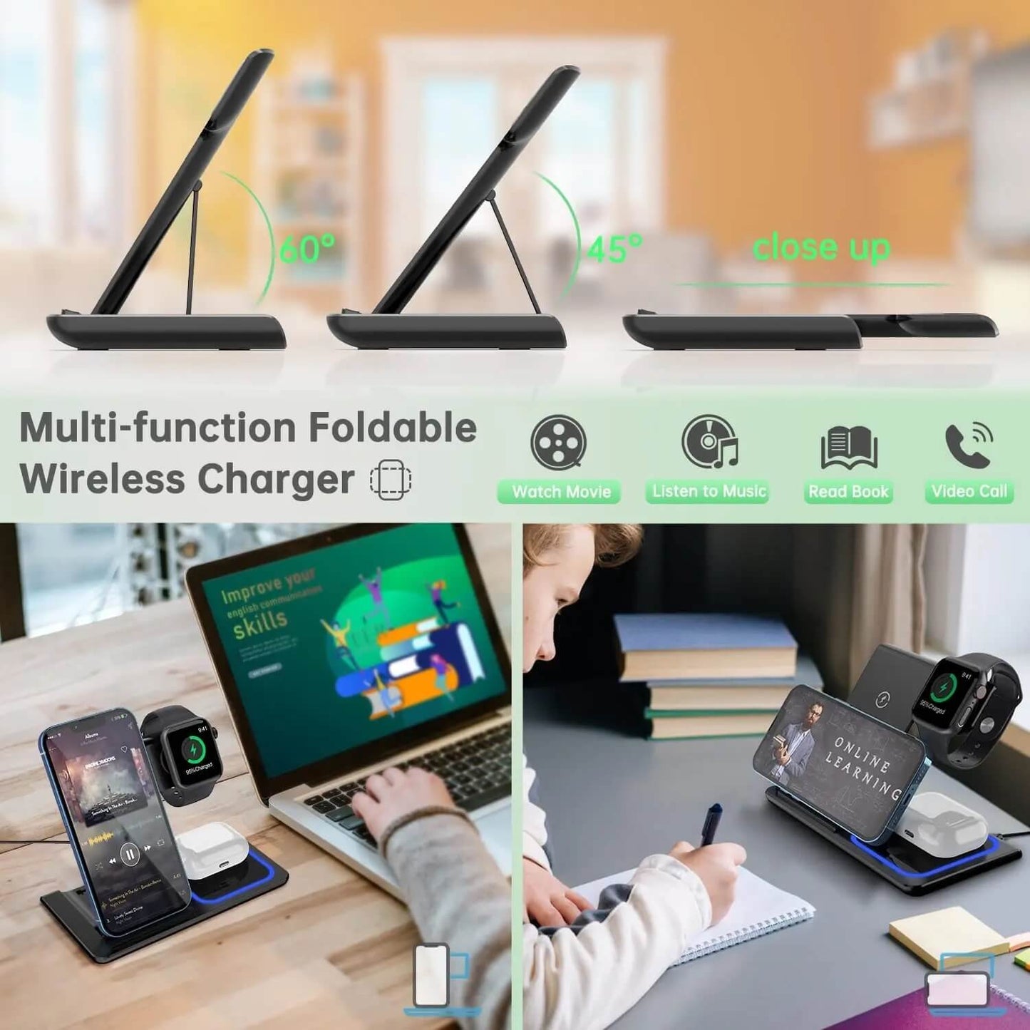 3 in 1 Wireless Charger