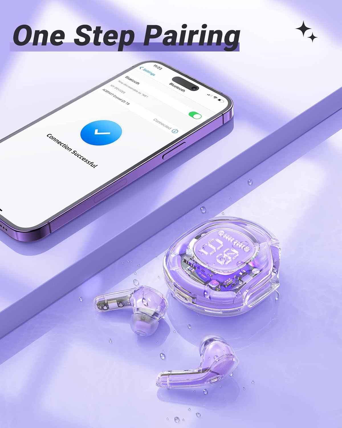 Transparent Bluetooth Earbuds (Air 39 Pro)